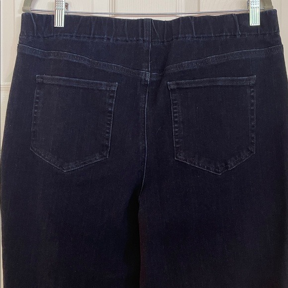 Lands' End Women's Dark Indigo Stretch Skinny Jeans 16L Tall - Picture 6 of 10